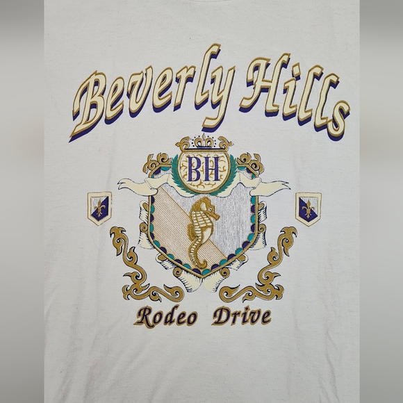 Vintage Single Stitched Beverly Hills Rodeo Drive Graphic Tee - Picture 2 of 5